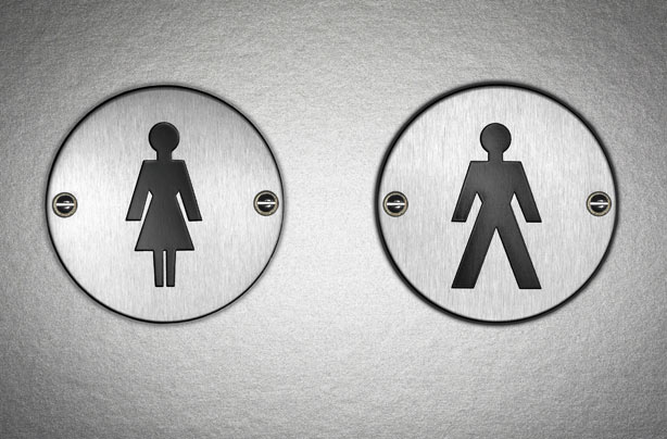 Sex in a public toilet