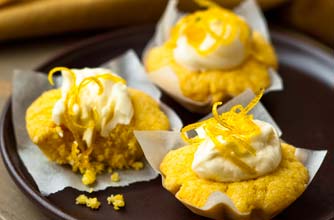 Woman's Weekly Lemon cheese polenta cakes