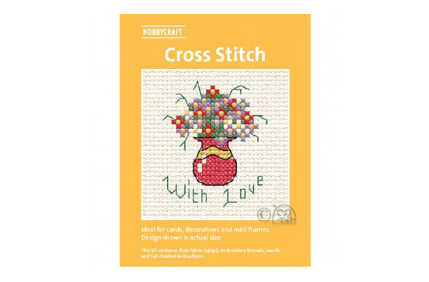 Brighten up your home for a fiver - cross stitch