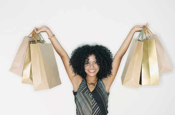 Woman shopping