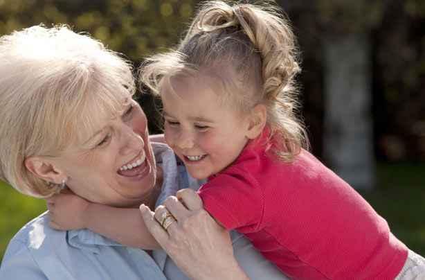 Grandmother with grandchild