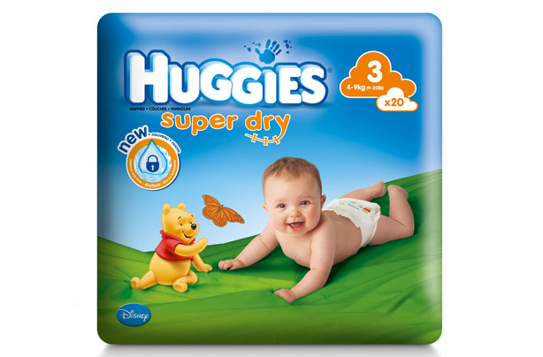 Huggies super dry nappies