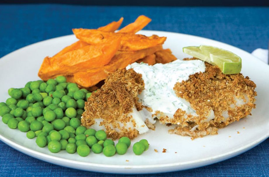 Rosemary Conley's low GI fish and chips recipe