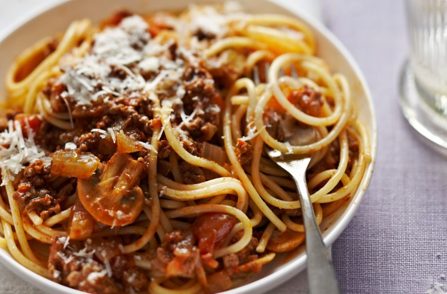 Slimming World's spaghetti Bolognese
