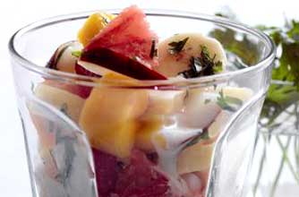 Antony Worrall Thompson's herby fruit salad recipe