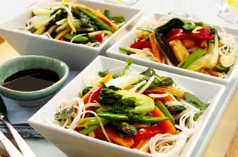 Seven-veg stir fry recipe