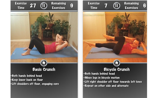 Best fitness app for... toned abs