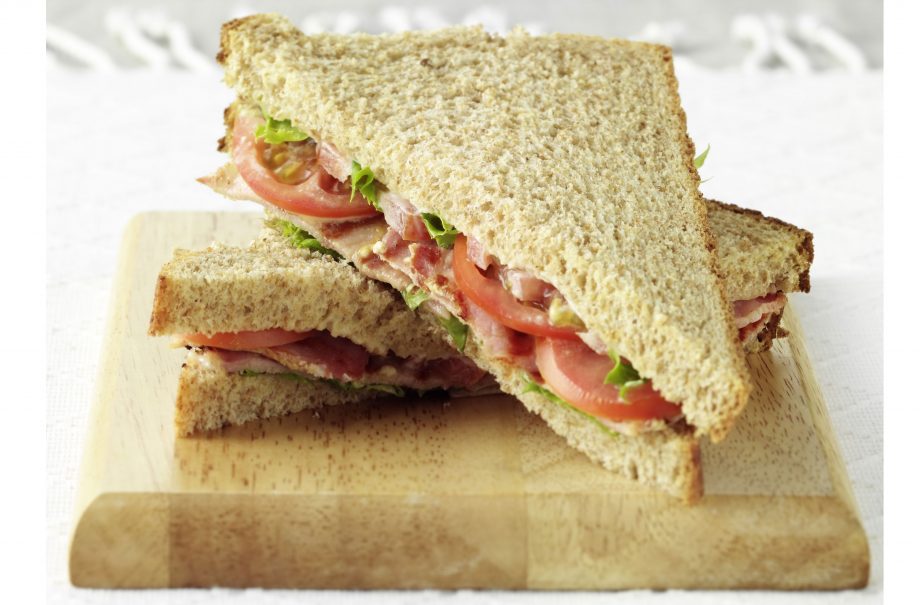 The worst: Bacon, Lettuce and Tomato sandwich