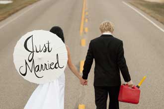 Just married couple