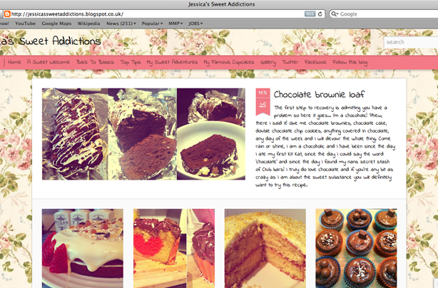 Jessica's sweet addictions blog