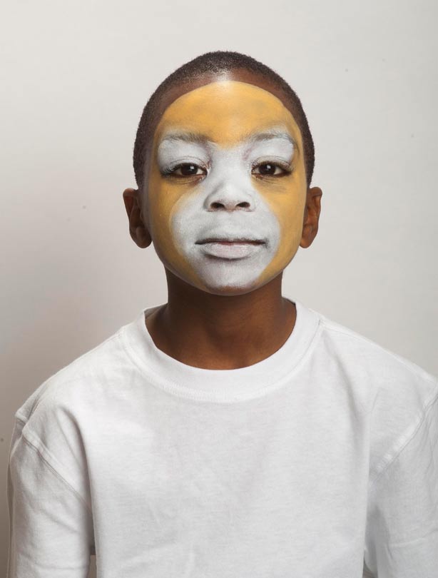Leopard face paint