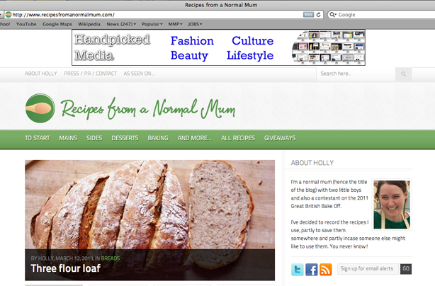 Recipes from a normal mum blog