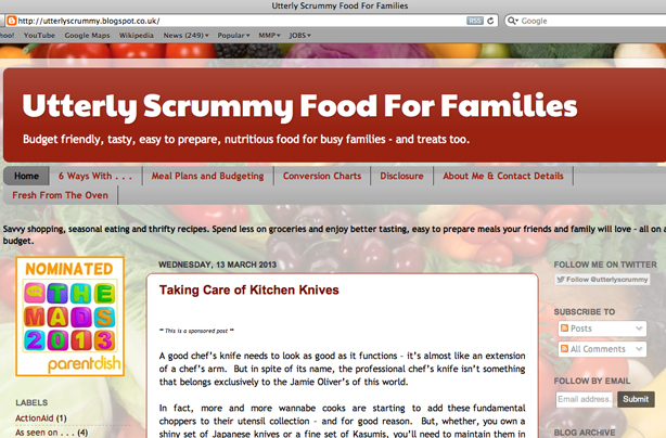 Utterly Scrummy blog