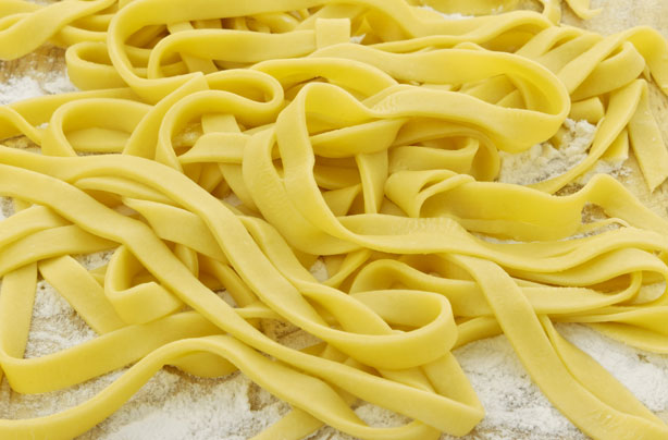 Homemade tagliatelle