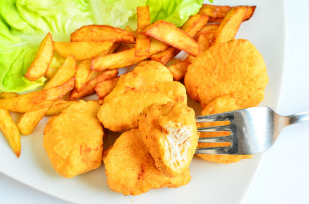 Homemade chicken nuggets