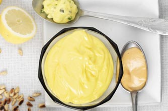 A rich creamy sauce for your fish, steaks or burgers. This is very easy and quick to make. You can keep it in the fridge for a week.