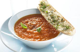Roasted pepper and tomato soup