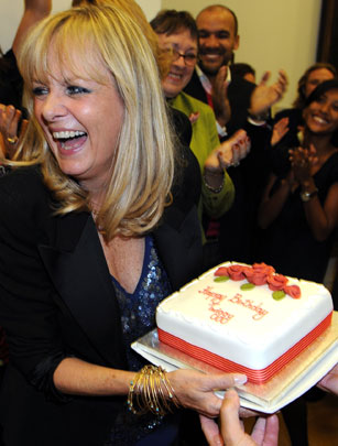 Celebrity birthday cakes