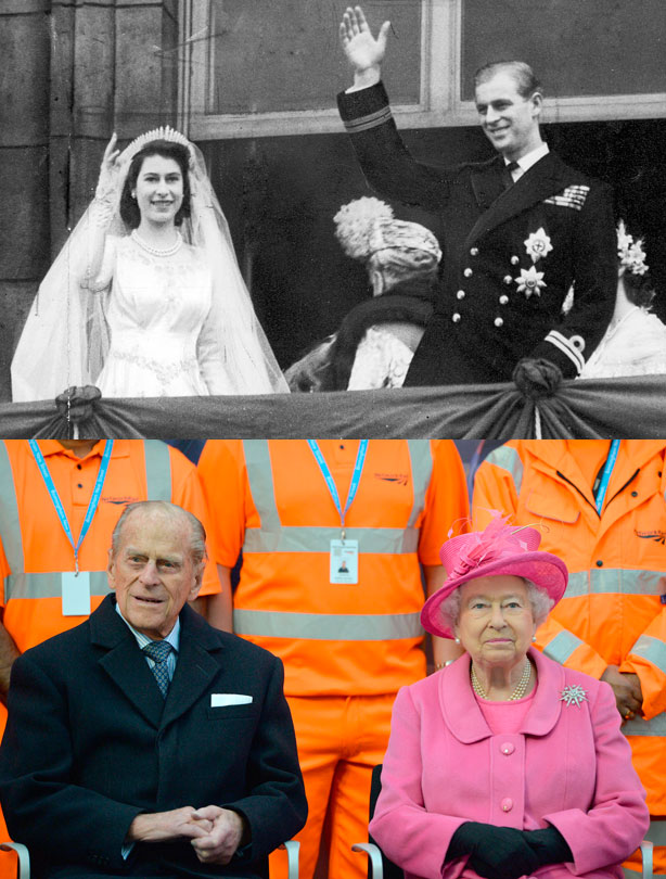 The Queen and Prince Phillip, wedding anniversary