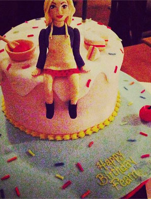 Fearne Cotton birthday cake