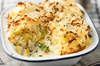 Rosti fish pie recipe