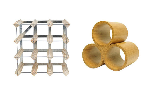 Kitchen budget wine racks