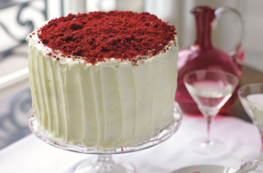Stacie Stewart's red velvet cake