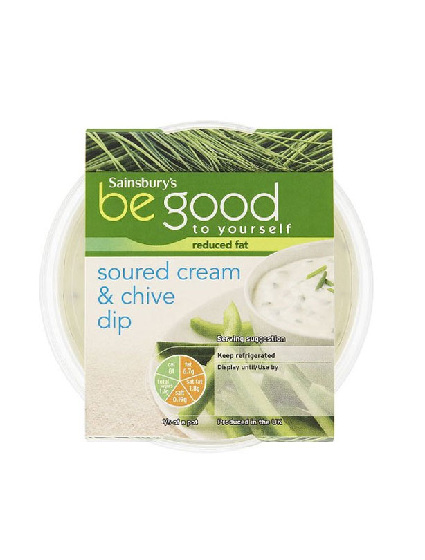 Sainsbury's Be Good to Yourself Soured Cream & Chive Dip