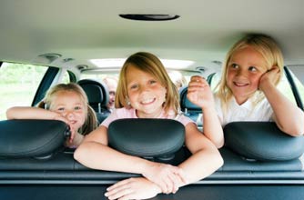 Children car journey