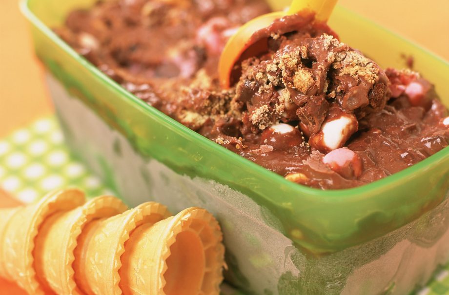 Rocky road ice cream