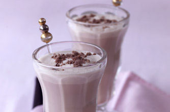 Galaxy chocolate milkshake