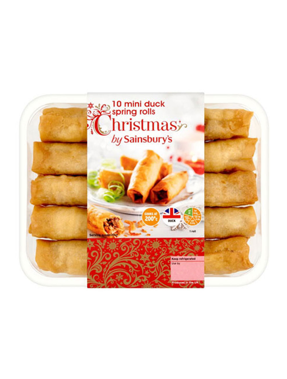 Sainsbury’s Duck Spring Rolls