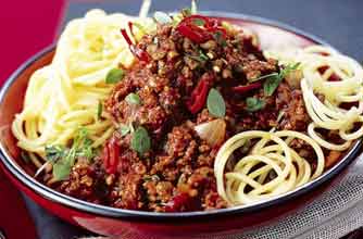Slimming World's spaghetti bolognese