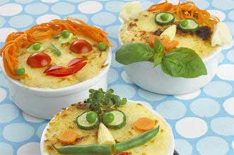 Fish pie faces