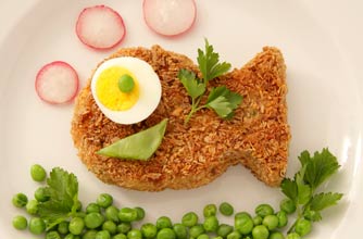 Crunchy salmon fishcakes