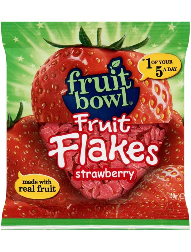 Fruit Bowl Fruit Flakes Strawberry