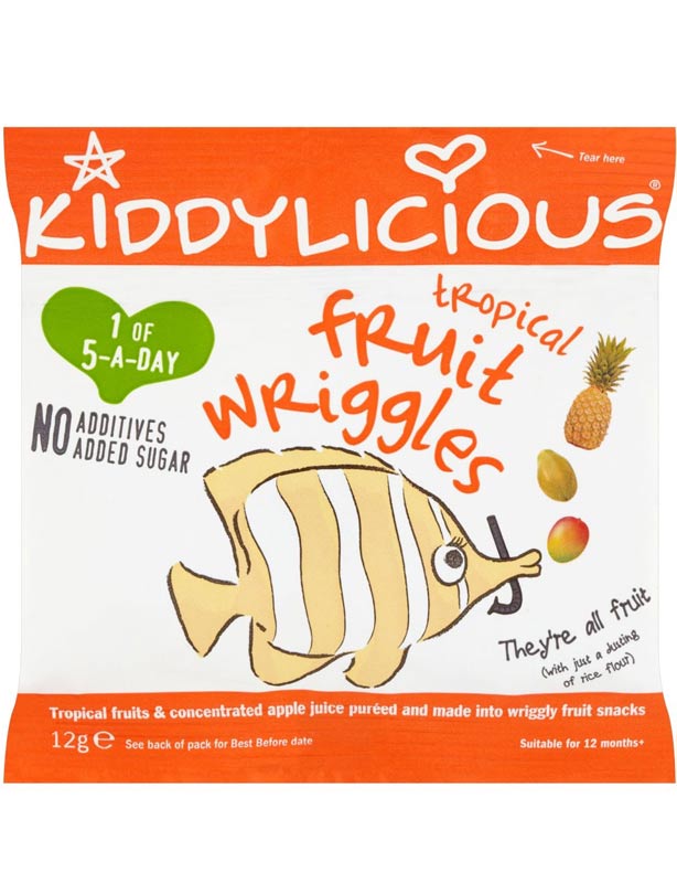 Kiddylicious Tropical Fruit Wriggles