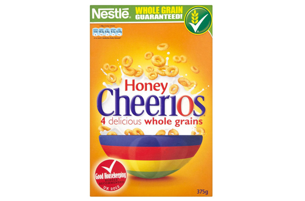 Nestle Honey Cheerios kids' cereal
