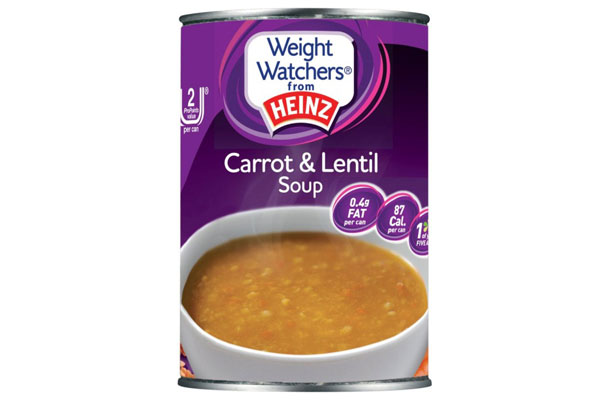 Weight Watchers from Heinz Carrot & Lentil Soup