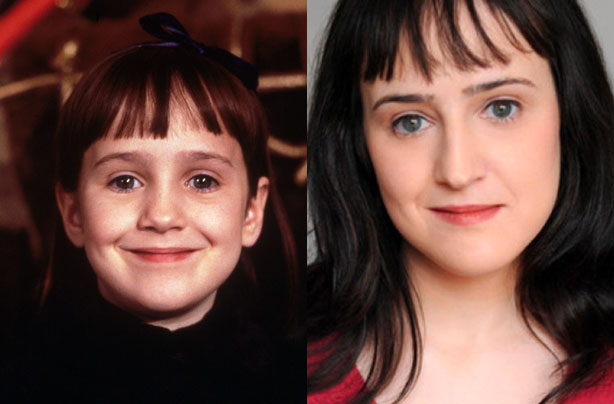 Mara Wilson then and now