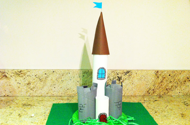 10 ways with toilet rolls: castle