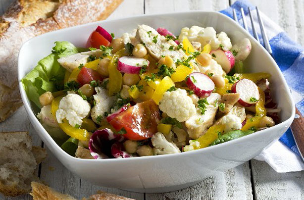 Sour cream and chive salad dressing
