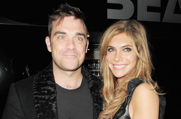 Robbie Williams and Ayda Field