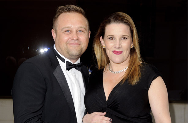 Sam Bailey and her husband
