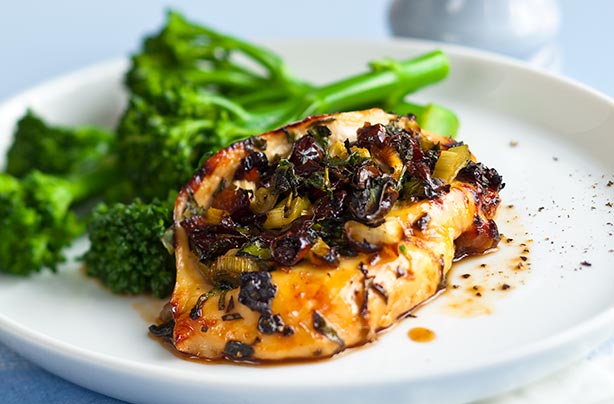 This is very delicious and sutstantial main meal which is less than 300 calories. It is very easy to prepare with most of the cooking done in the oven.