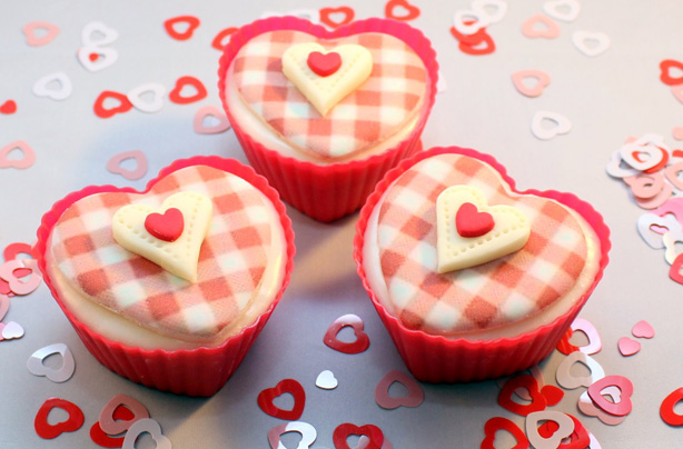 Heart-shaped food