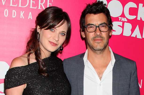 Zooey Deschanel and Jacob Pechenik