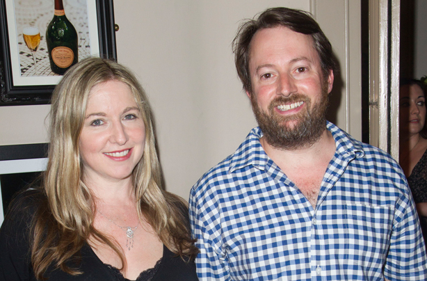 David Mitchell and Victoria Coren