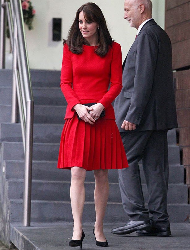 Kate Middleton at Anna Freud Centre's Christmas party in London; 15 Dec 2015