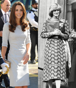 Kate Middleton and Diana